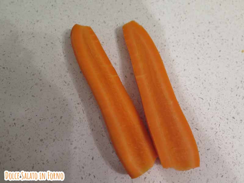 carota a metà