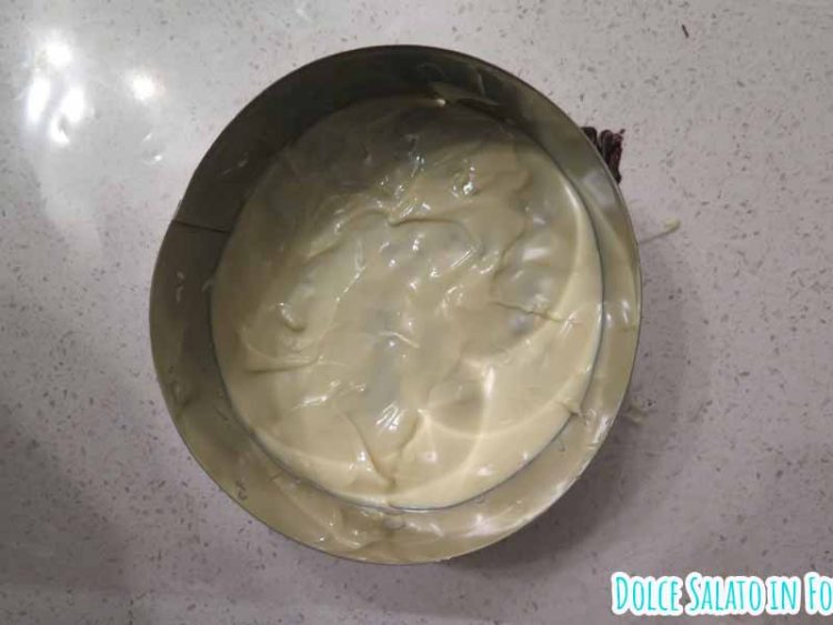 ricopri decorazione cioccolato bianco