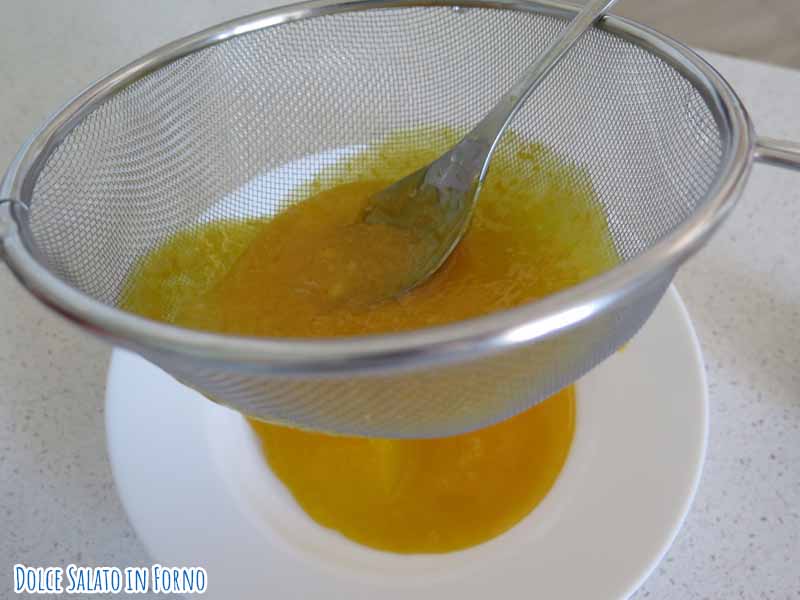 Setacciare lime curd