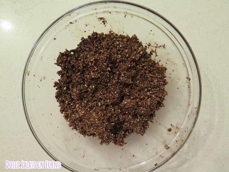 Composto di muesli al cioccolato