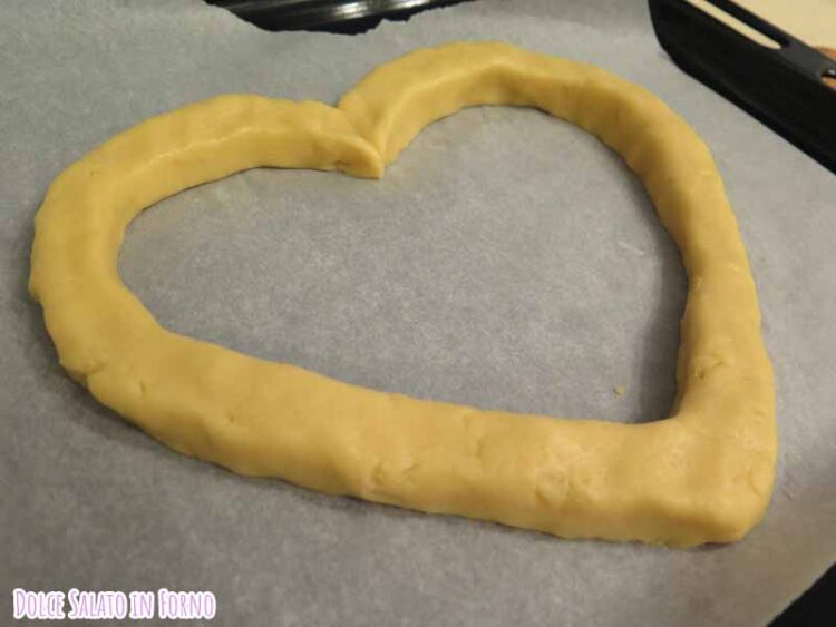 Biscotto morbido a forma di cuore