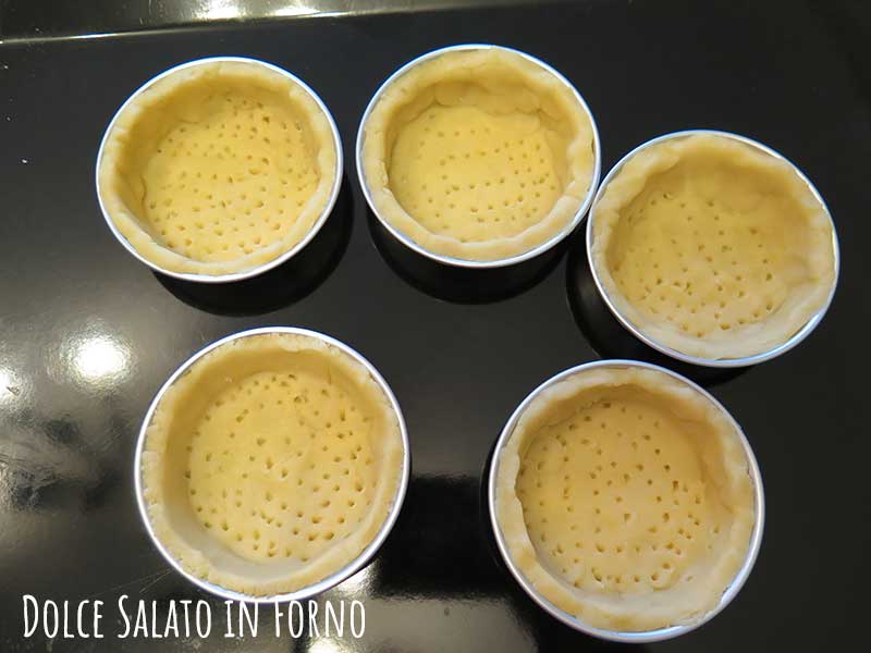 Infornare crostatine