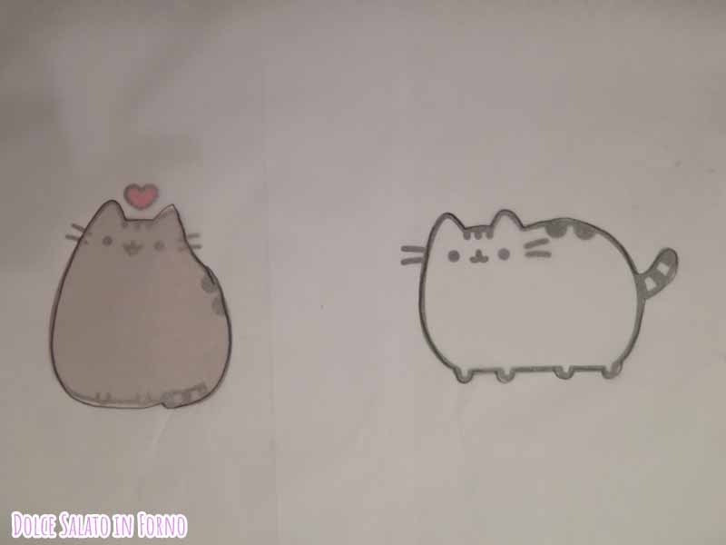 Modello Pusheen per biscotto