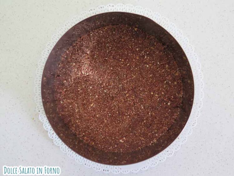 Base biscotti cheesecake senza burro