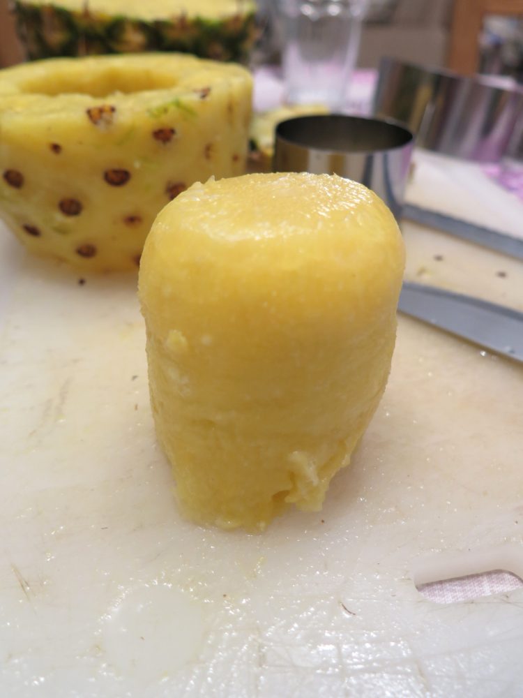 cilindro arrotondato ananas