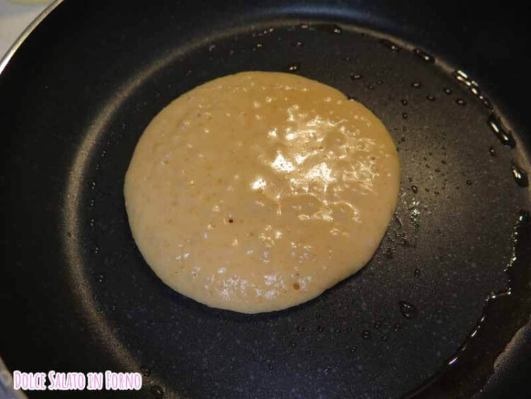 pancake con le bolle