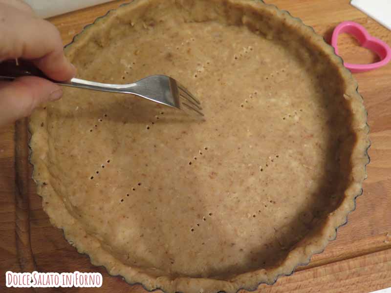 bucherellare frolla noci crostata