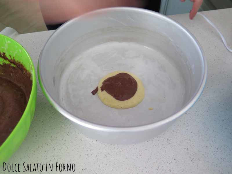 Versare sopra composto al cacao