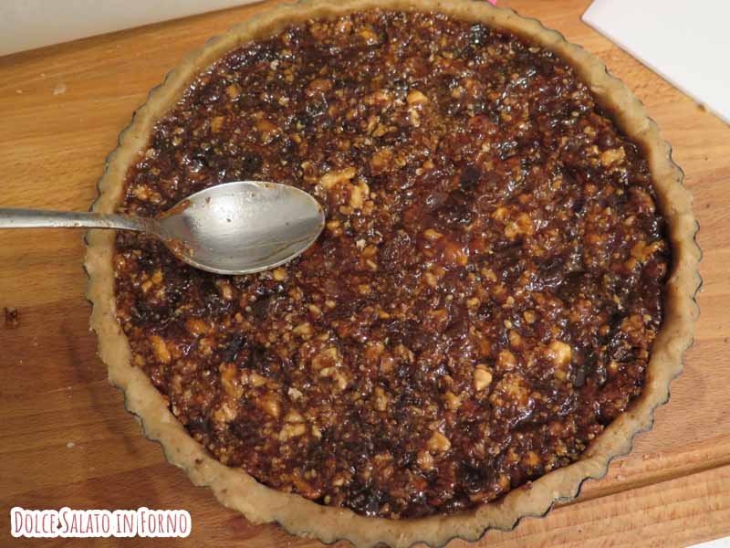 crostata fichi noci e amaretti