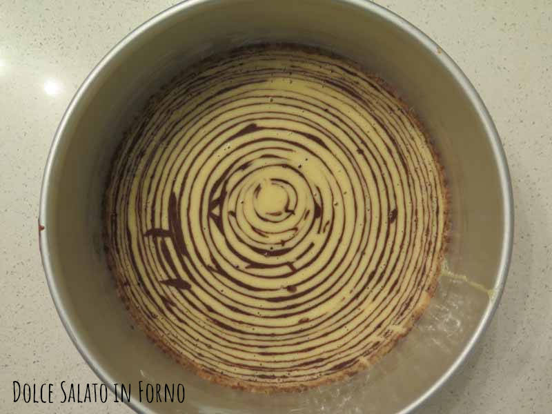 Cerchi concentrici torta zebrata