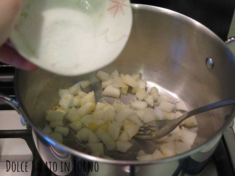 Caramellare dadolata pere