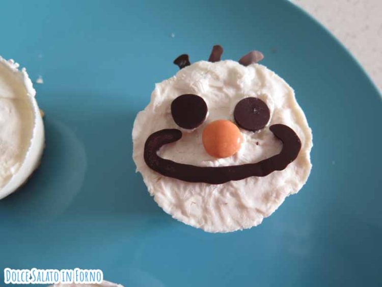 Olaf muffin frozen yogurt