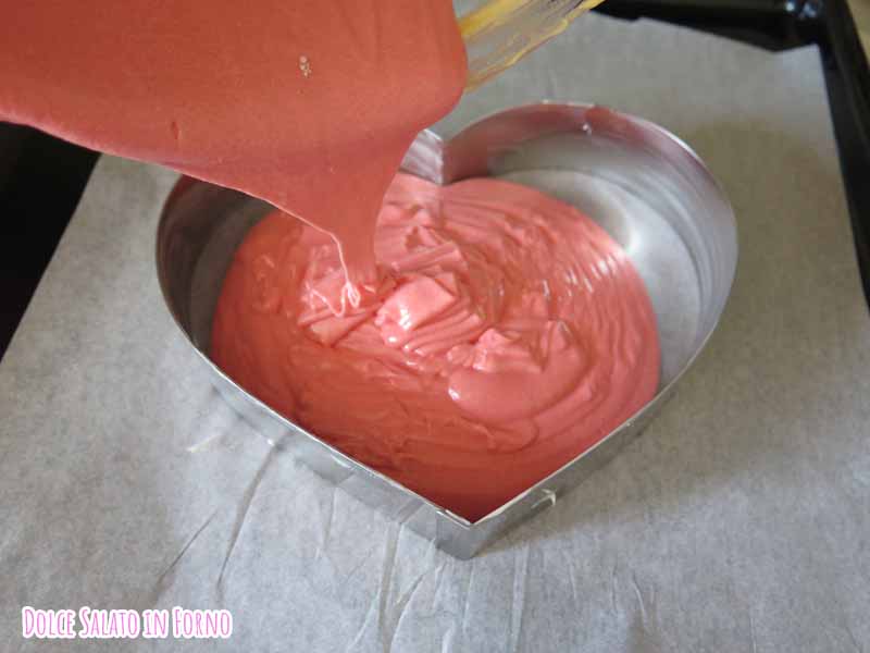 versa pink velvet stampo cuore