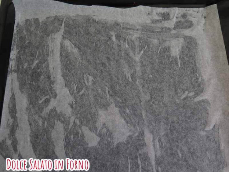carta forno ben stesa