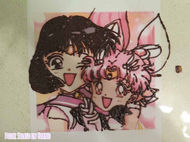 decorazione sailor saturn chibiusa