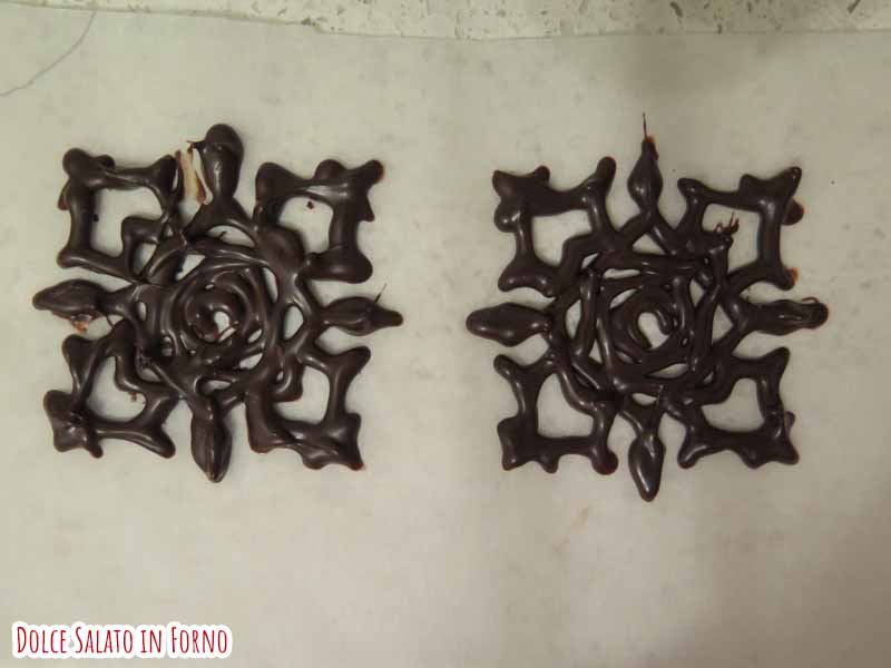 Decorazione cioccolato logo Cross Academy Vampire Knight