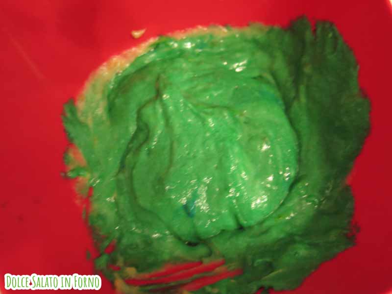 Impasto banana bread verde