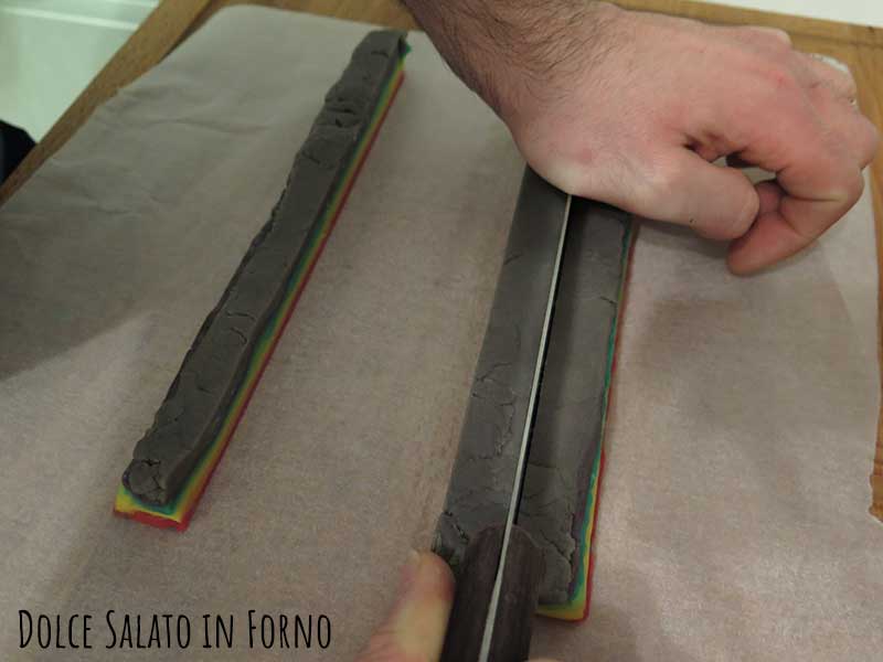 Tagliare strisce biscotto
