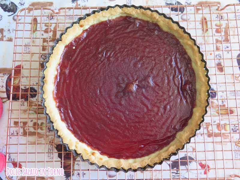 crostata confettura alle fragole