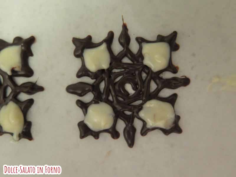 Decorazione cioccolato logo Cross Academy Vampire Knight