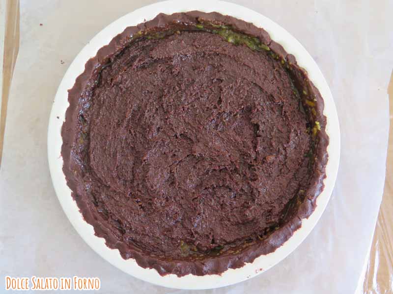 Crostata senza glutine con frangipane al cacao