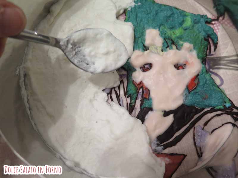 decorazione Sailor Pluto con la panna