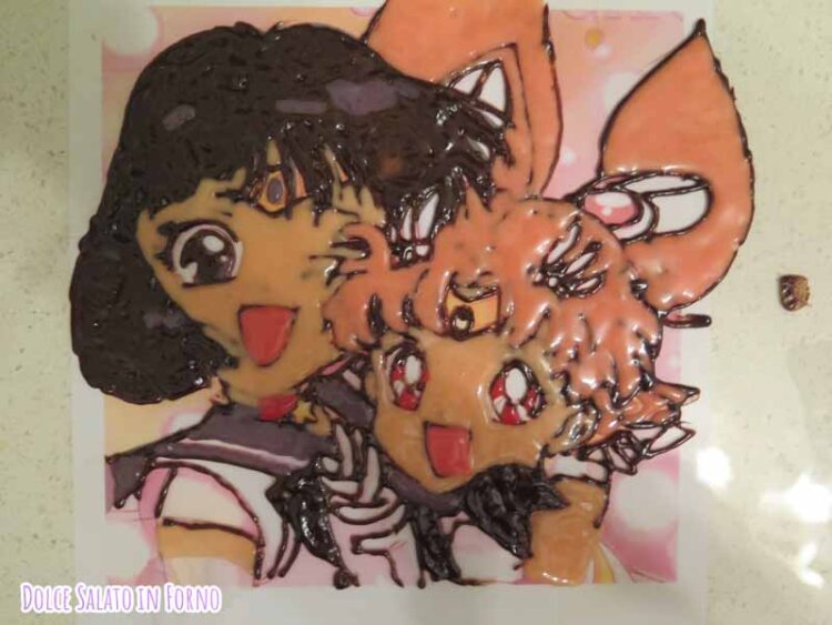 decorazione sailor saturn chibiusa