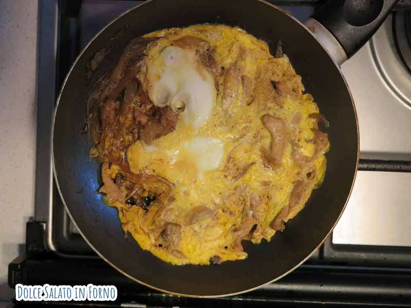 Frittata oyakodon