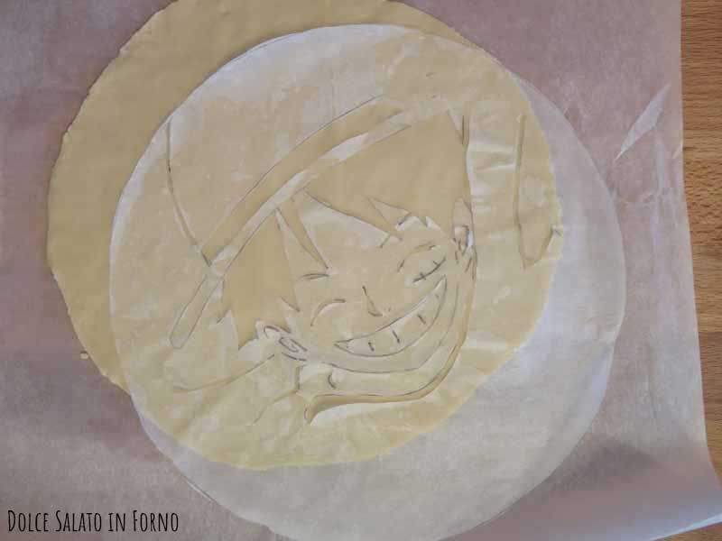 Luffy sagoma per pasta brisé