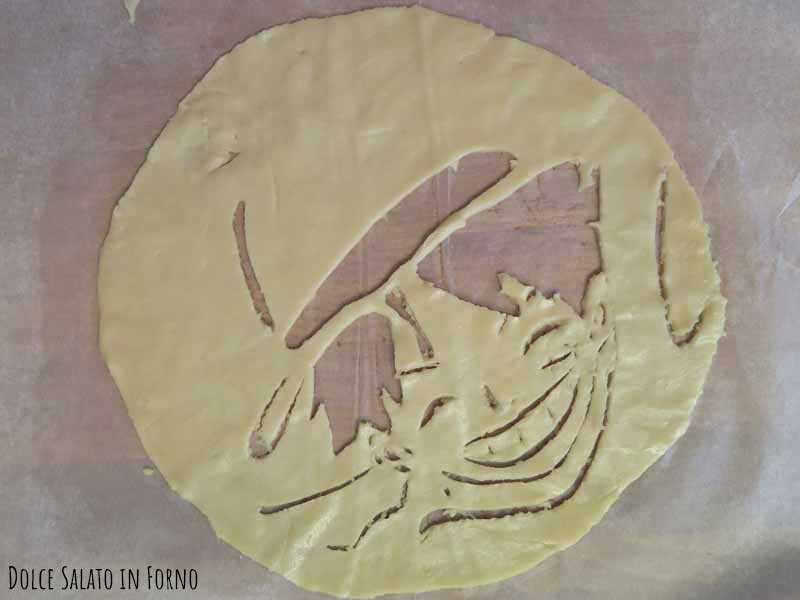 Monkey D. Luffy One Piece di pasta brisé