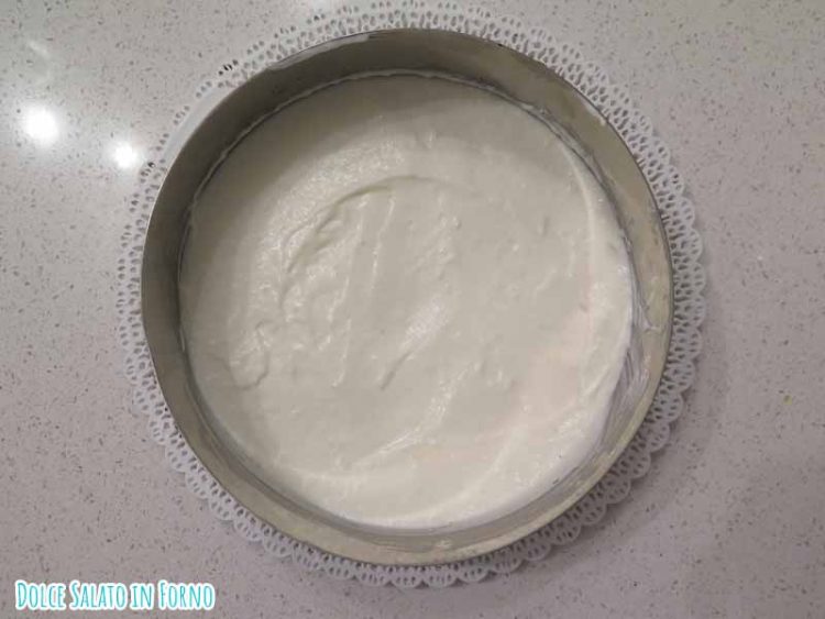 torta fredda yogurt al cocco