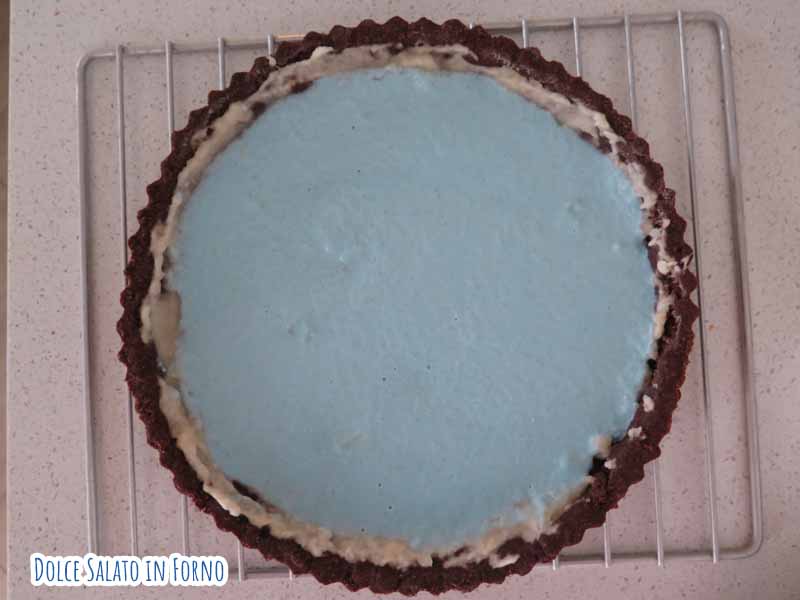 crostata panna cotta pere