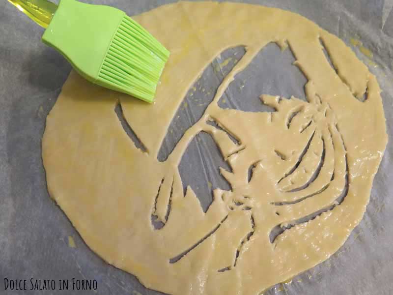 Luffy di One Piece di Pasta brisé