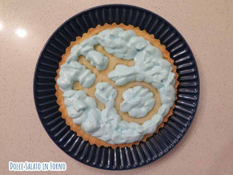 crostata meringata al limone o lemon meringue pie