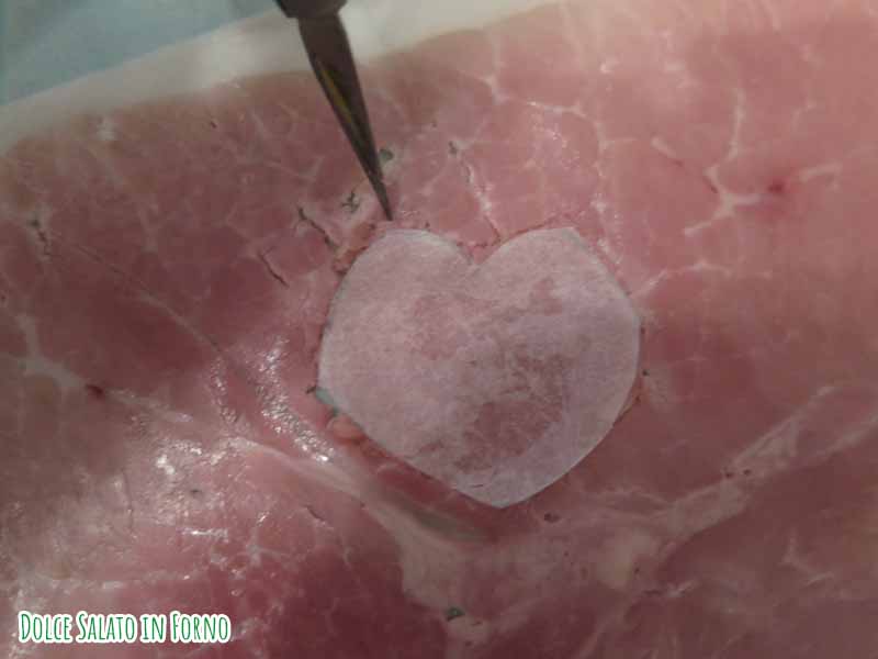 cuore di prosciutto cotto