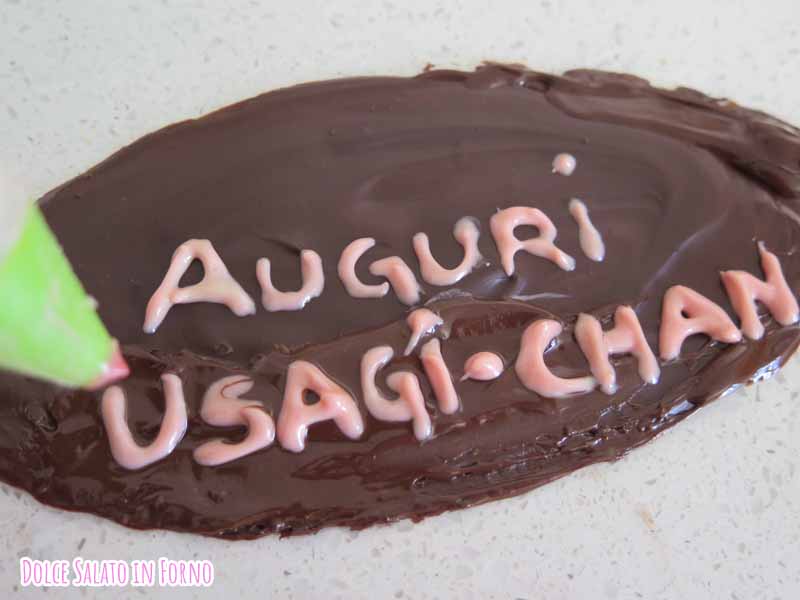 Auguri Usagi-chan in cioccolato