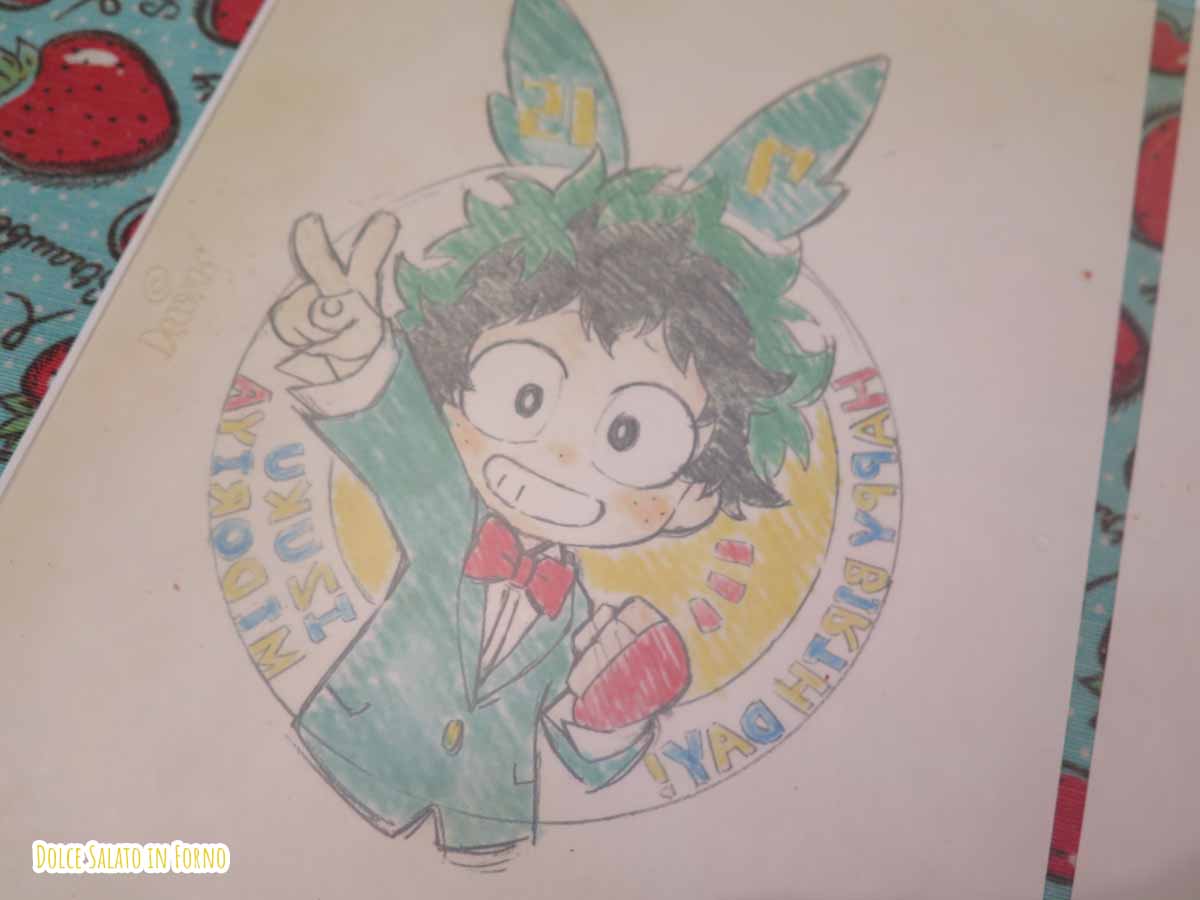 Modello Deku Compleanno