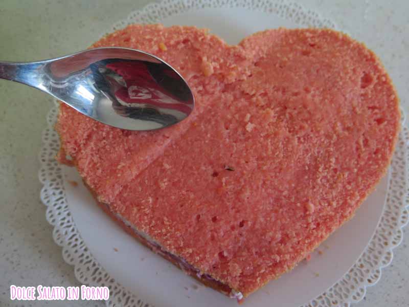 bagna torta a cuore