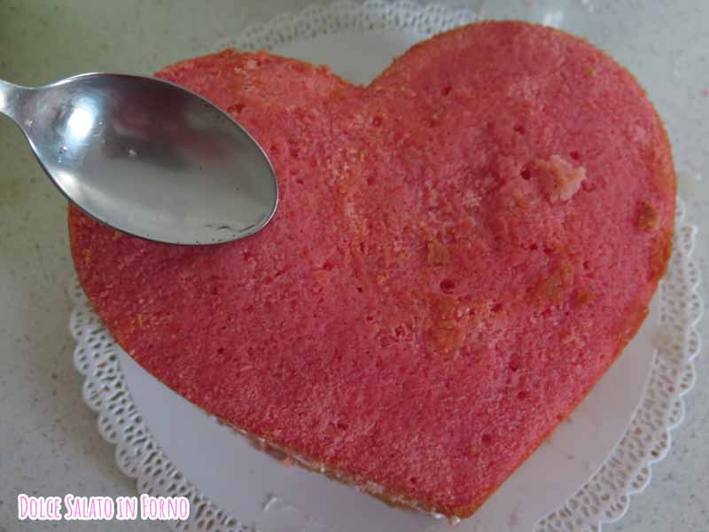 bagna torta a cuore