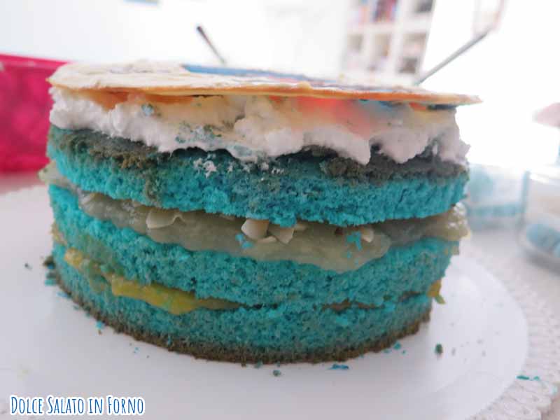 Assemblare torta Sailor Mercury