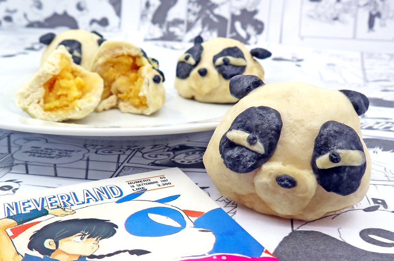 Nai Wong Bao (pane al vapore cinese) ripieni di crema di Genma