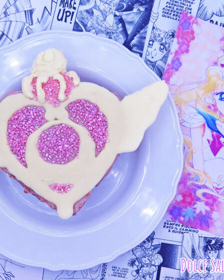 Bavarese ciliegie senza uova di Sailor Moon