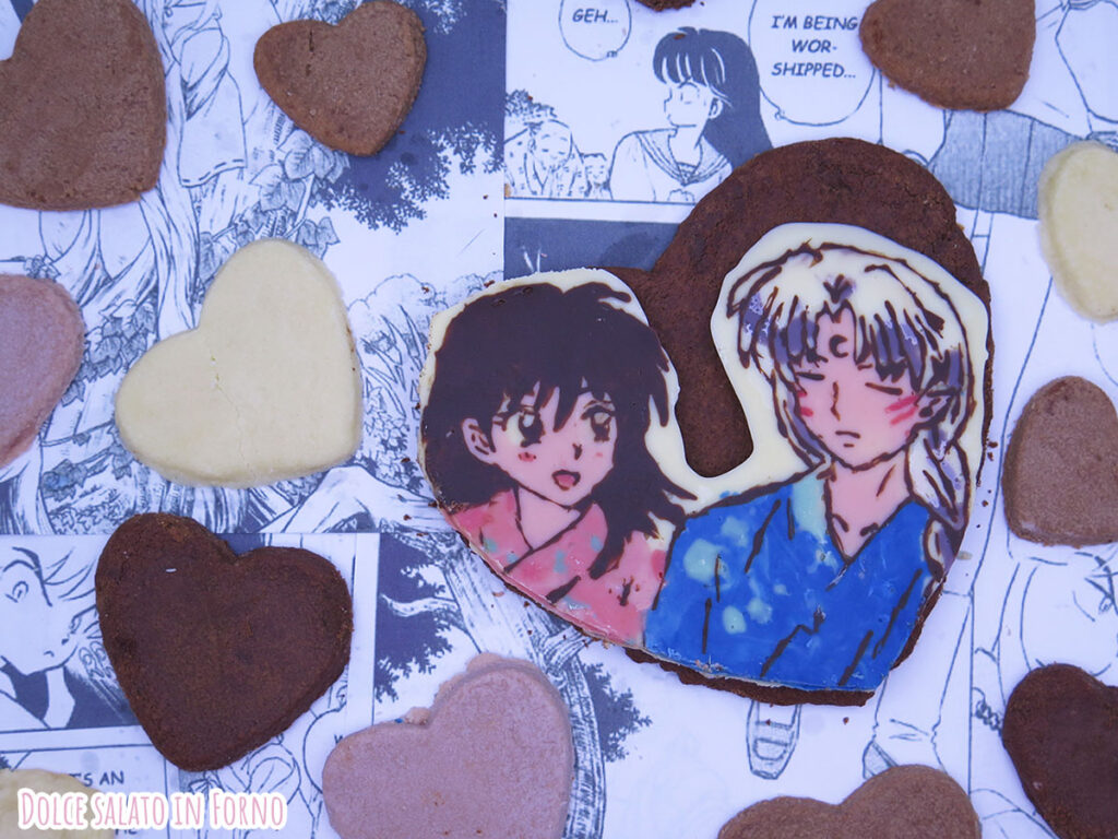 Biscotti al cioccolato facili e veloci di Rin e Sesshomaru di Inuyasha