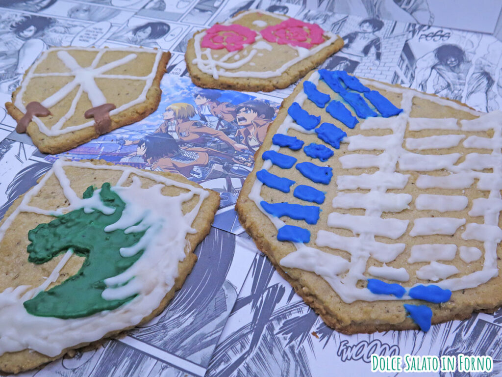 Biscotti natalizi speziati di Attack on Titan