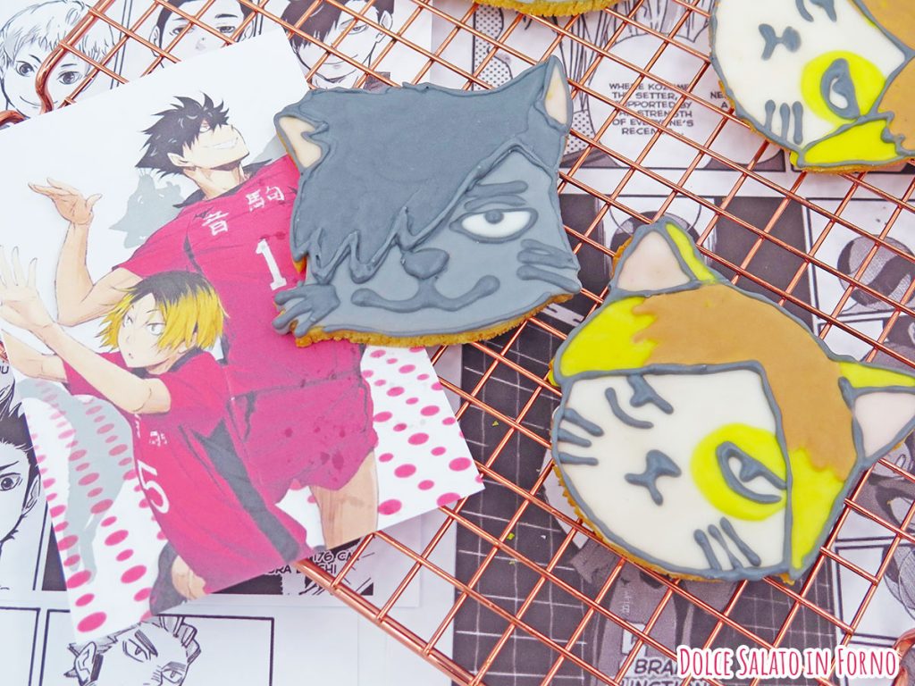 Biscotti Nekoma Kuro e Kenma versione gatto