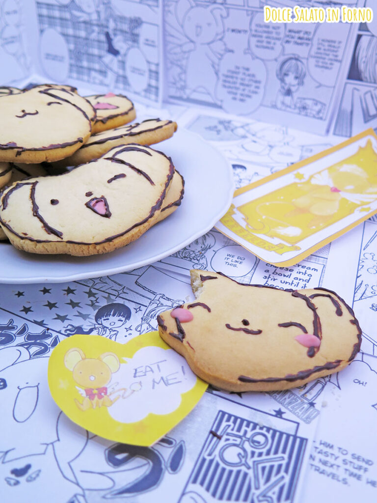 Biscotti alla panna a forma di Kero chan di Card Captor Sakura