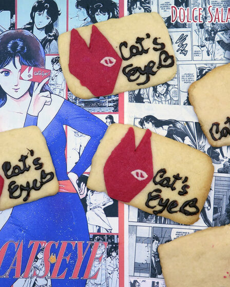 Biscotti shortbread a forma di carta Occhi di Gatto