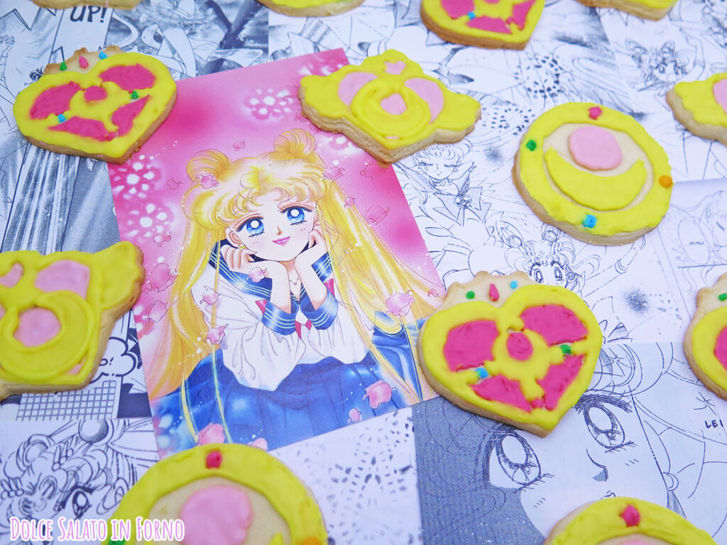 Biscotti con timbro spille Sailor Moon