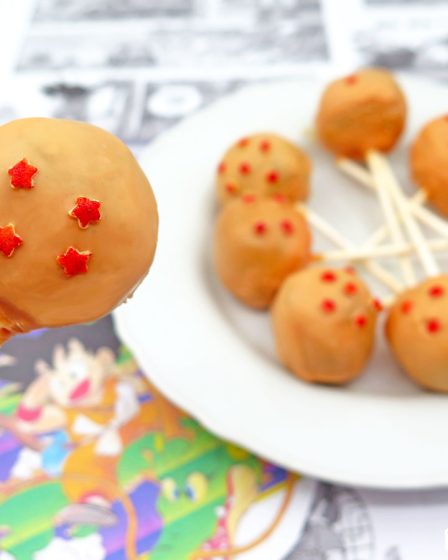 Cake pops cioccolato e arancia di Dragon Ball