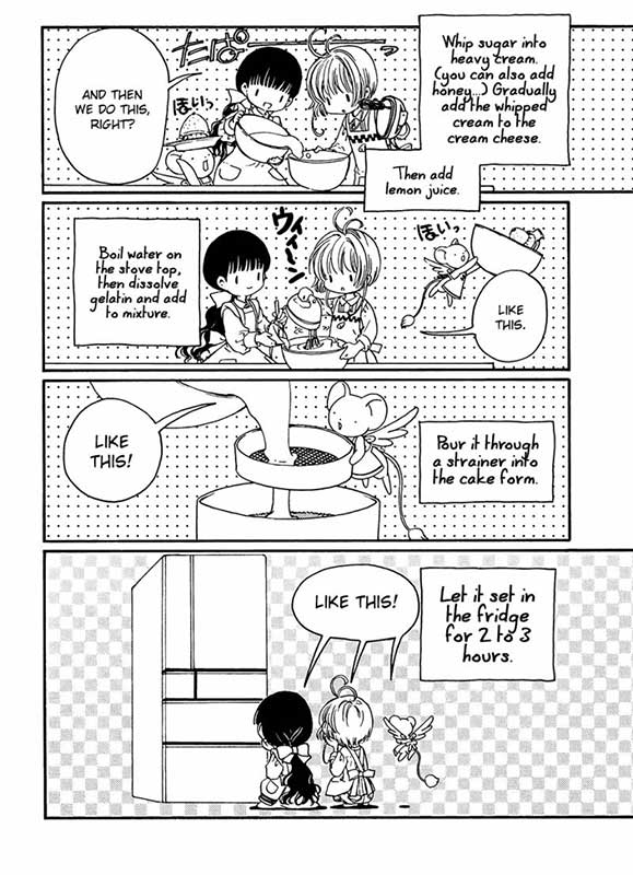 La ricetta della cheesecake perfetta nel manga Card Captor Sakura Clear Card